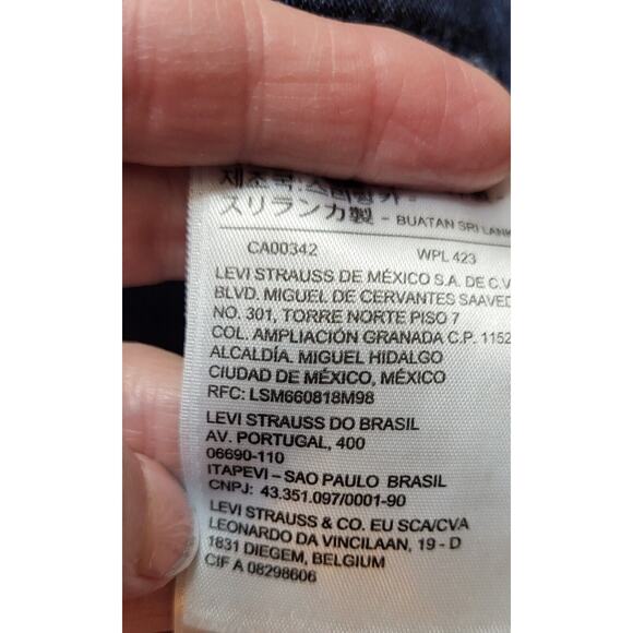 Levi's Strauss Womens Mid Rise Shaping Skinny Leg Jeans Size 30 - Picture 9 of 14